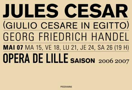 JULES CESAR (GIULIO CESARE IN EGITTO)  3 GEORG FRIEDRICH HÄNDEL[removed])