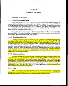 Chapter 2 Compacted Soil Liners 2.1  Introduction and Background