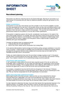 Microsoft Word - Information sheet_Recruitment planning