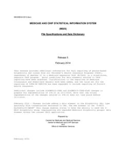 Computer file formats / Federal assistance in the United States / Healthcare reform in the United States / Medicaid / Presidency of Lyndon B. Johnson / Data validation / Data / Validation rule / INP / Data quality / Data management / Computing