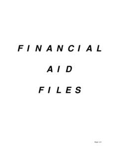 Expected Family Contribution / Student financial aid in the United States / FAFSA / Federal Work-Study Program / Federal Supplemental Educational Opportunity Grant / Scholarship / Student financial aid / Education / Knowledge