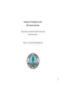 History of Aviation in the BC Forest Service