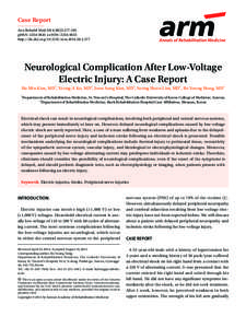 Case Report Ann Rehabil Med 2014;38(2):[removed]pISSN: [removed] • eISSN: [removed]