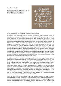 Gao Yi, Xu Qianjin  European Enlightenment in