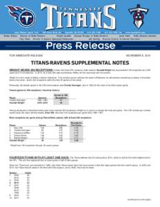 Titans Press Release