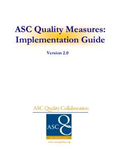 ASC QC Implementation Guide 2.0 January 2014