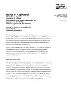 Microsoft Word - 1782988_Imperial_Oil_Aspen_Notice_of_Application_Final