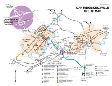 Oak Ridge via State Route 162 North ORNL 2001-02253B/jcp