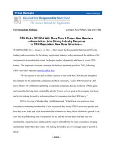 Microsoft Word - CRN-Kicks-Off-2014-With-NewMembers-Jan1314.docx