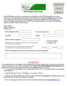 Submit by E-mail Print Form EpiTrax Bug Tracker Ticket  Reset Form