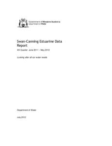 Microsoft Word - Swan Canning estuarine data report 4th qtr Mar11-May12.docx