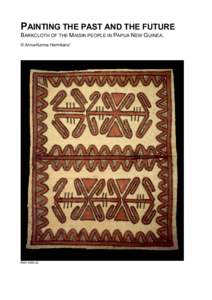 Barkcloth / Mount Suckling / Papua New Guinea / Bark / Maisin people / Oceania / Collingwood Bay