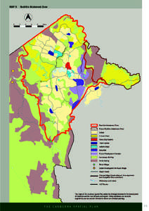 MAP 9  Bushfire Abatement Zone T H E C A N B E R R A S PAT I A L P L A N