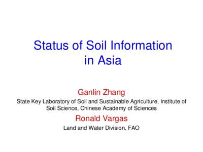 Earth / Bureau of Soils and Water Management / Pedology / Sustainable agriculture / Land use / National Cooperative Soil Survey / Soil classification / Agriculture / Soil science / Soil