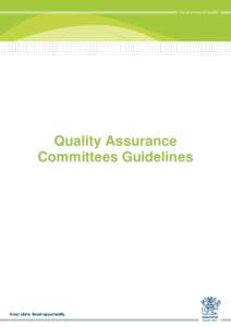 Quality Assurance Committees Guidelines