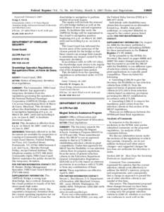 Federal Register / Designated landmark / Government / Politics / Public administration / United States administrative law / Historic preservation / Code of Federal Regulations