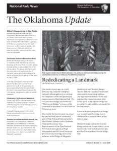 National Park Service U.S. Department of the Interior National Park News  The Oklahoma Update