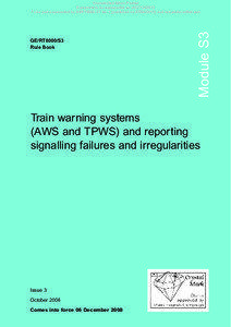 GE/RT8000/S3 Rule Book