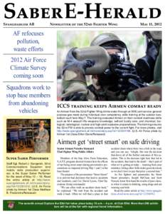 Saber E-Herald  Spangdahlem AB Newsletter of the 52nd Fighter Wing