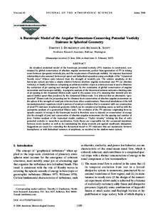 VOLUME 65  JOURNAL OF THE ATMOSPHERIC SCIENCES APRIL 2008