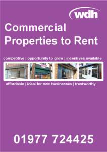 Commercial Properties to Rent competitive | opportunity to grow | incentives available affordable | ideal for new businesses | trustworthy