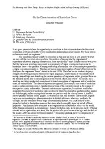 Critical thinking / Epistemology / Philosophy of language / Semantics / Fuzzy logic / Vagueness / Borderline personality disorder / Sorites paradox / Timothy Williamson / Mind / Logic / Philosophy