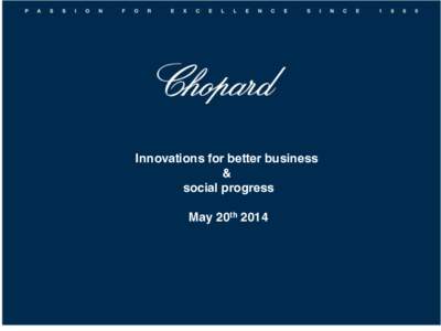 Innovations for better business & social progress May 20th[removed]Cours intégration nouveaux collaborateurs