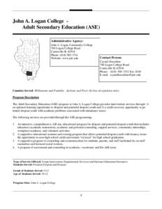 Ase / Logan /  Utah / Geography of the United States / Illinois / John A. Logan College / North Central Association of Colleges and Schools