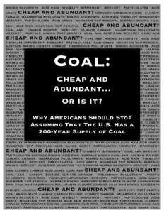 Microsoft Word - Coal Cheap and Abundant SL 2-6.doc