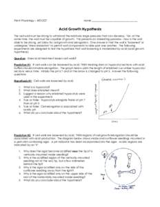 wall acidification hypothesis exercisex