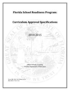 Microsoft Word - FINAL[removed]Form OEL-SR-7102 SR Program Curriculum Approval Specifications (March 2014)_.rtf