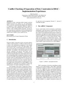 Role-based access control / Role hierarchy / Organisation-based access control / PERMIS / Discretionary access control / Filesystem permissions / Mandatory access control / Computer security / Security / Access control