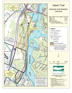 Hazen Trail  North Trailhead Parking  Norwich and Hartford,