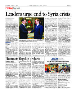 MARCH 30 - APRIL 5, 2012  CHINA DAILY