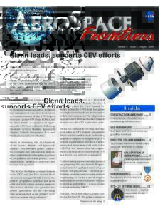 AUGUST[removed]Volume 8 Issue 8 August 2006 Glenn leads, supports CEV efforts BY DOREEN ZUDELL