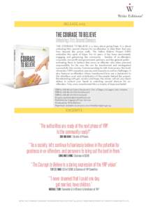 RELEASE 2013  !! THE COURAGE TO BELIEVE Unlocking Life’s Second Chances