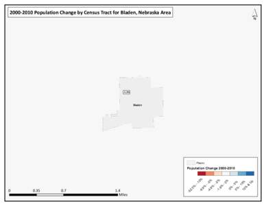 ´  [removed]Population Change by Census Tract for Bladen, Nebraska Area -1.3%