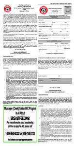 Sac and Fox News • September 2012 • Page 15  Sac and Fox Nation Revenue Allocation Plan Tribal School Clothing/School Supply Grant