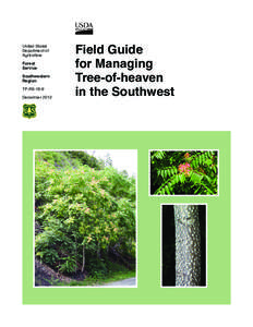 Field Guide for Managing Tree-of-Heaven in the Southwest