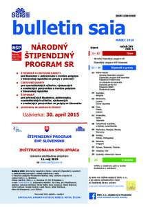 ISSNbulletin saia MAREC 2015