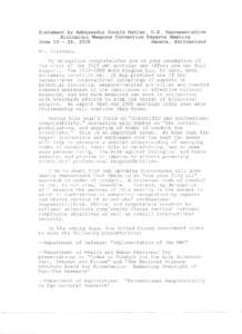 statement by Ambassador Donald Mahley, U.S. Representative Biological Weapons Convention Experts Meeting Geneva, Switzerland June[removed], 2005 Mr. Chairman,