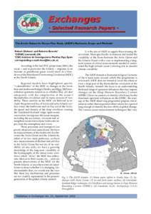 Exchanges - Selected Research Papers - The Arctic-Subarctic Ocean Flux Study (ASOF): Rationale, Scope and Methods1 Robert Dickson1 and Roberta Boscolo2 CEFAS, Lowestoft, UK.
