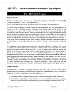 E-learning / Virtual education / Virtual school / Professional development / Florida Virtual School / Student-centred learning / Blended learning / Education / Distance education / Board of Cooperative Educational Services