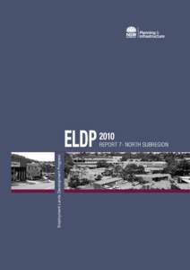 Employment Lands Development Program     ELDP[removed]REPORT 7 - NORTH SUBREGION