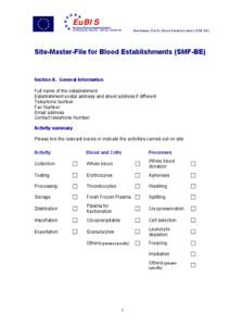 Transfusion medicine / Evaluation / Quality assurance / Validation / Blood donation / Blood bank / Apheresis / Inspection / Medicine / Quality / Hematology