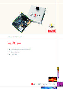 Electronic engineering / Smart camera / LeanXcam / Joint Test Action Group / Blackfin / Secure Digital / Microcontroller / Embedded systems / Electronics / Computer architecture