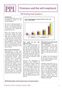 PPI  PENSIONS POLICY INSTITUTE Pensions and the self-employed PPI Briefing Note Number 8