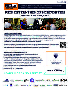 Internship / Medical school / The Washington Center for Internships and Academic Seminars / Education / Learning / Employment