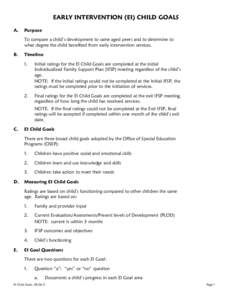 Individuals with Disabilities Education Act / Child development / Early childhood intervention / Special education in the United States