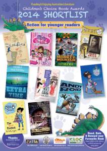 Reading & Enjoying Australian Literature  Children’s Choice Book Awards 2014 SHORTLIST